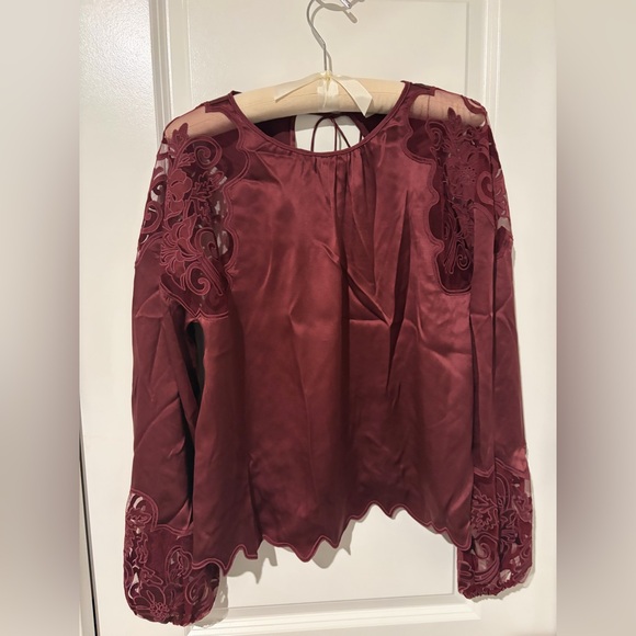 Ulla Johnson Mathilde Blouse in Amethyst - Picture 2 of 6